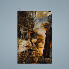 The Forging of the Sampo by Akseli Gallen-Kallela, 1893 poster 9