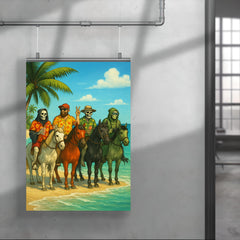 The Four Horsemen of the Apocalypse on holiday in the Caribbean poster 4