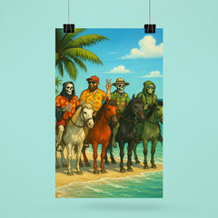 The Four Horsemen of the Apocalypse on holiday in the Caribbean poster 6