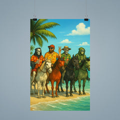 The Four Horsemen of the Apocalypse on holiday in the Caribbean poster 9