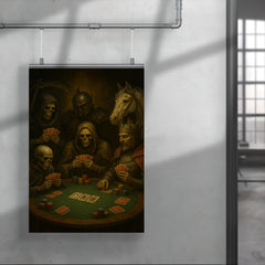 The Four Horsemen of the Apocalypse playing poker poster 4