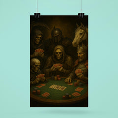 The Four Horsemen of the Apocalypse playing poker poster 6