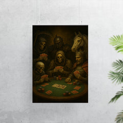 The Four Horsemen of the Apocalypse playing poker poster 7