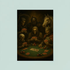 The Four Horsemen of the Apocalypse playing poker poster 8