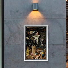 The Garden of Earthly Delights (Hell Panel) by Hieronymus Bosch, c. 1495-1505 poster 2