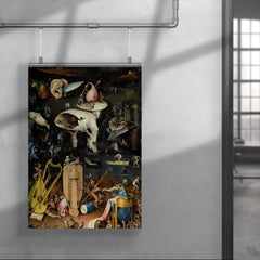 The Garden of Earthly Delights (Hell Panel) by Hieronymus Bosch, c. 1495-1505 poster 4