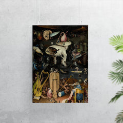 The Garden of Earthly Delights (Hell Panel) by Hieronymus Bosch, c. 1495-1505 poster 7