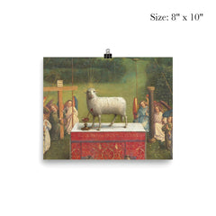 The Ghent Altarpiece - Adoration of the Mystic Lamb poster 4