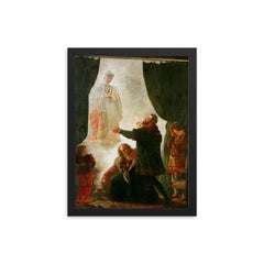 The Ghost of Barbara Radziwill by Wojciech Gerson framed print on a plain backdrop in size 12"x16".