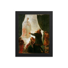 The Ghost of Barbara Radziwill by Wojciech Gerson framed print on a plain backdrop in size 8"x10".