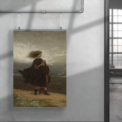 The Girl I Left Behind Me by Eastman Johnson poster 4