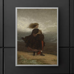The Girl I Left Behind Me by Eastman Johnson poster 5