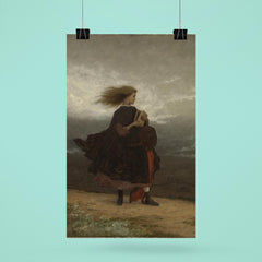 The Girl I Left Behind Me by Eastman Johnson poster 6