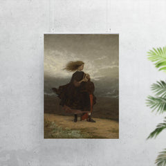 The Girl I Left Behind Me by Eastman Johnson poster 7