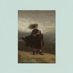 The Girl I Left Behind Me by Eastman Johnson poster 8
