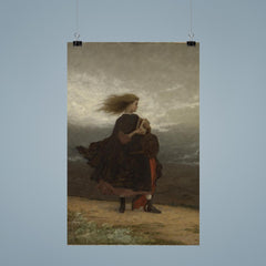 The Girl I Left Behind Me by Eastman Johnson poster 9