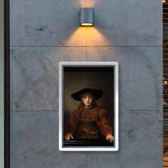 The Girl in a Picture Frame by Rembrandt, 1641 poster 2