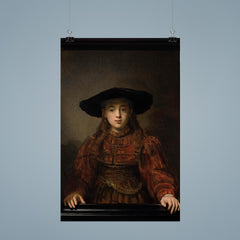 The Girl in a Picture Frame by Rembrandt, 1641 poster 9