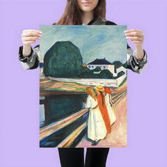 The Girls on the Bridge by Edvard Munch poster 3