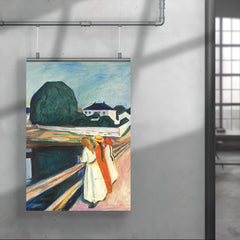 The Girls on the Bridge by Edvard Munch poster 4