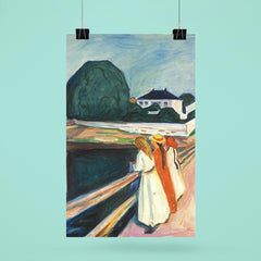 The Girls on the Bridge by Edvard Munch poster 6