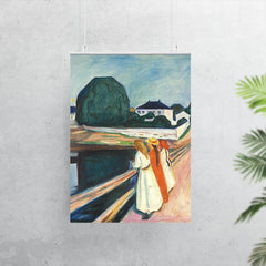 The Girls on the Bridge by Edvard Munch poster 7