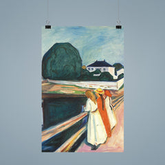 The Girls on the Bridge by Edvard Munch poster 9