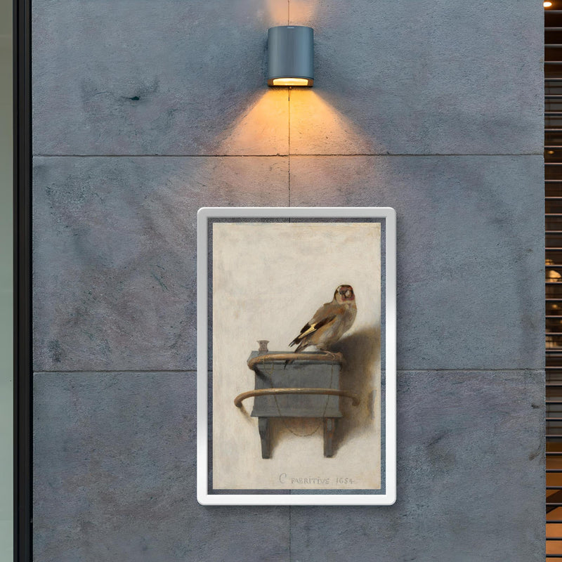 The Goldfinch by Carel Fabritius poster 2