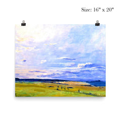 The Golf Links, North Berwick by Sir John Lavery poster 2