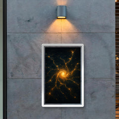 The Great Attractor as scientific sublime map poster 2