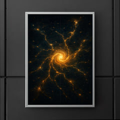 The Great Attractor as scientific sublime map poster 5