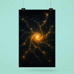 The Great Attractor as scientific sublime map poster 6