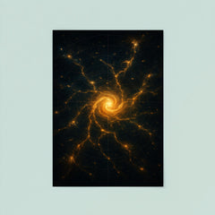The Great Attractor as scientific sublime map poster 8