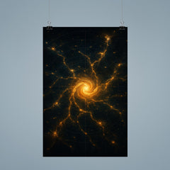 The Great Attractor as scientific sublime map poster 9