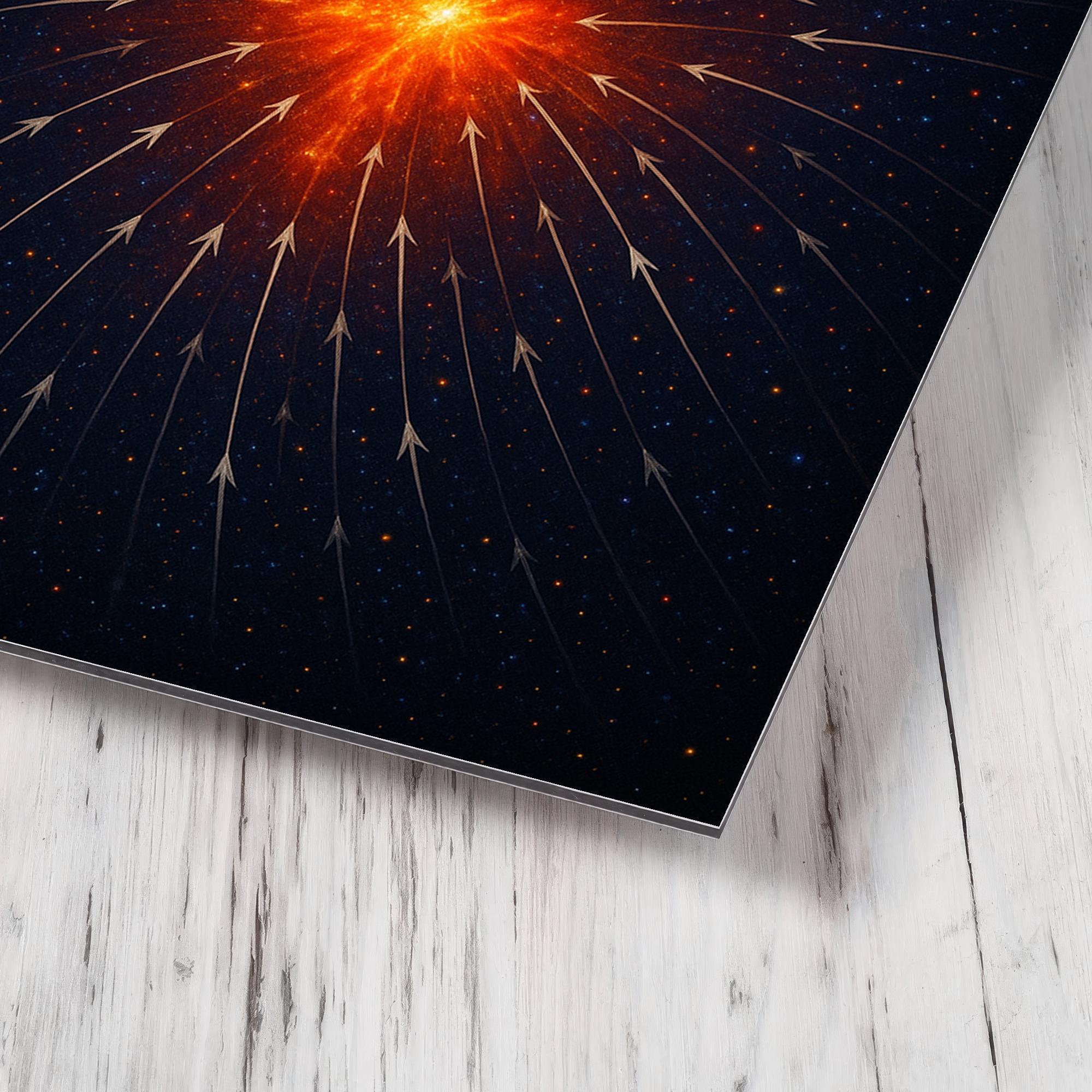 The Great Attractor Cosmic Flow Map Metal Print Wall Art – Noveltees