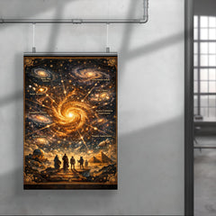 The Great Attractor cosmic pilgrimage map poster 4