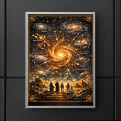 The Great Attractor cosmic pilgrimage map poster 5
