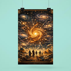 The Great Attractor cosmic pilgrimage map poster 6