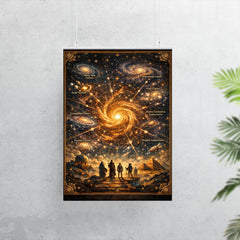 The Great Attractor cosmic pilgrimage map poster 7