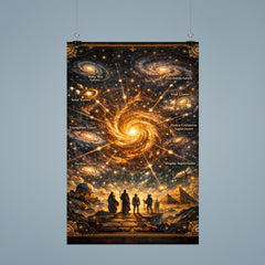 The Great Attractor cosmic pilgrimage map poster 9