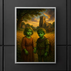 The Green Children of Woolpit arrival scene poster 5