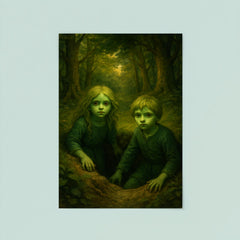 The Green Children of Woolpit emerging from forest pit poster 8