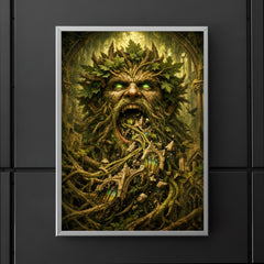 The Green Man swallowing cathedral vines poster 5