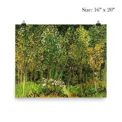 The Grove by Vincent van Gogh, 1890 poster 2