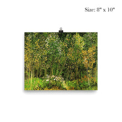 The Grove by Vincent van Gogh, 1890 poster 4