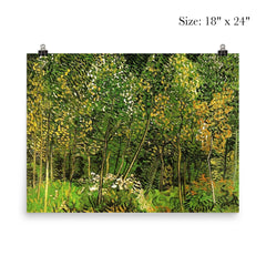 The Grove by Vincent van Gogh, 1890 poster 5