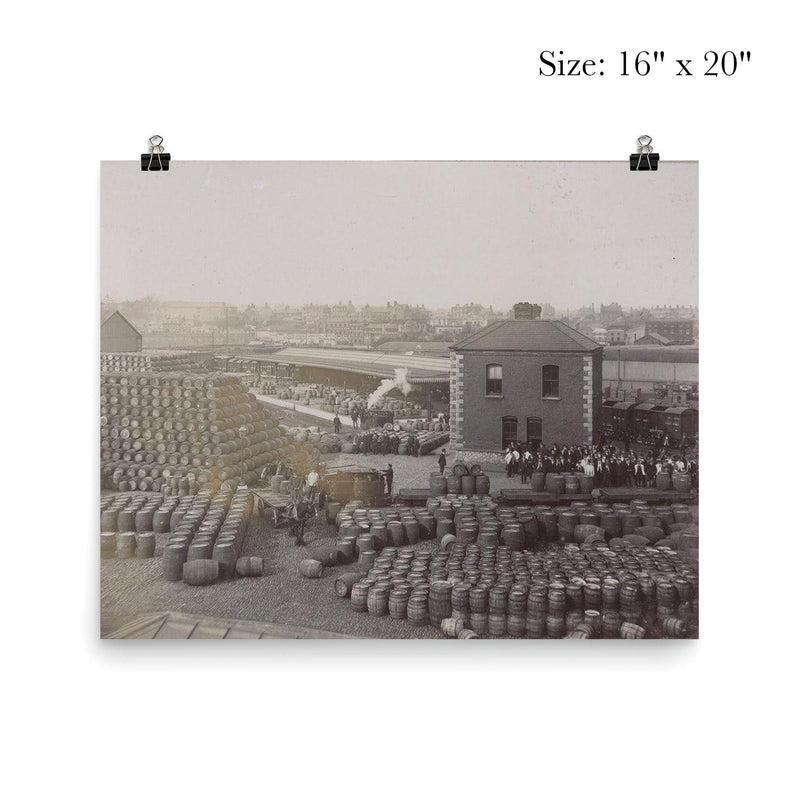 The Guinness Brewery in Dublin, 1910 poster 2