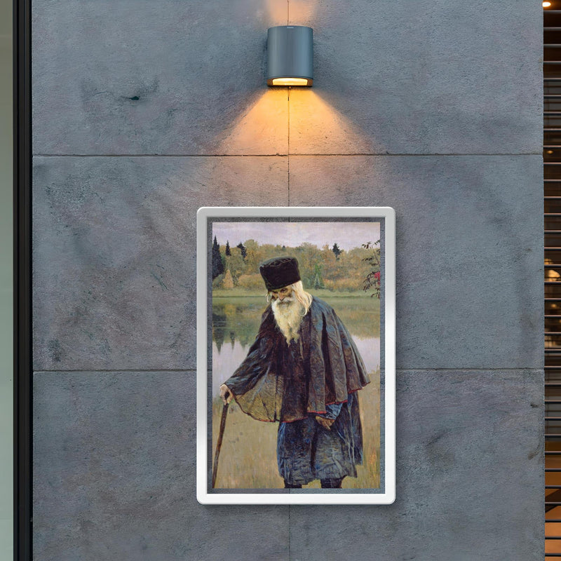 The Hermit by Mikhail Nesterov poster 2