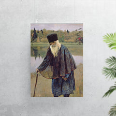 The Hermit by Mikhail Nesterov poster 7