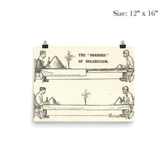 The Horrors of Bolshevism - British Postcard, ca. 1919 poster 3